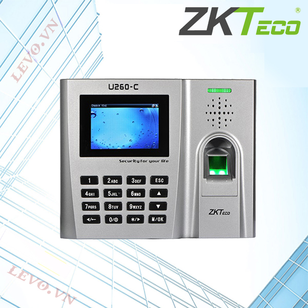 Máy chấm công vân tay và thẻ cảm ứng ZKTeco U260-C