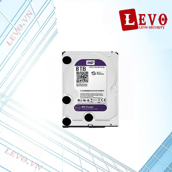 Ổ cứng chuyên dụng camera WESTERN PURPLE 8TB