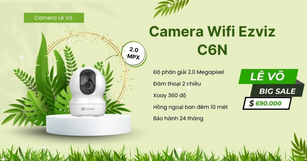 Camera Wifi Ezviz C6N