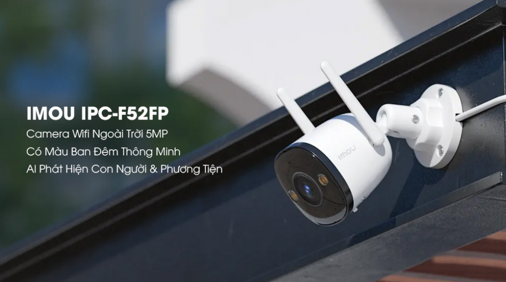 Camera Imou F52FP được thiết kế tinh xảo, đẹp mắt