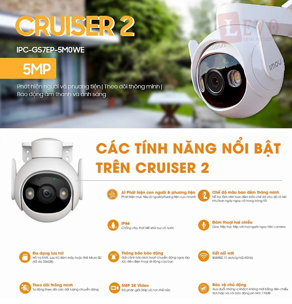 Thông số kỹ thuật camera Wifi Imou IPC-GS7EP