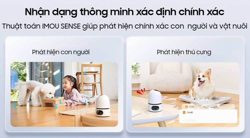 Tích hợp công nghệ AI trên camera imou S51FEP